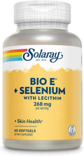 SOLARAY Bio Vitamina E con Selenio - 60 Cápsulas Blandas