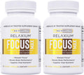 Relaxium FocusMax, Suplemento para la Concentración y la Salud Cerebral – 30 Cápsulas Veganas – Pack de 2