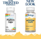 Solaray Pituitary Caps – Concentrado de Glándula Pituitaria Liofilizado, 196 mg, 60 Cápsulas