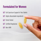 Nordic Naturals Women’s Multivitamin Extra Strength - Multivitamínico para Mujeres - Apoyo para Piel, Cabello, Energía y Huesos - 20 Nutrientes Esenciales - 60 Comprimidos - 30 Dosis