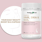 Healthy Care Super Hair Skin & Nails - 100 Cápsulas