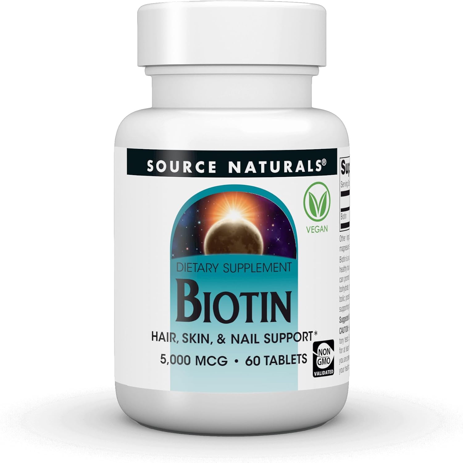 Source Naturals Biotina 5.000 mcg, 60 comprimidos