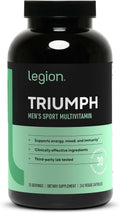 LEGION Triumph Multivitamínico para Hombres - 21 Vitaminas y Minerales - 30 Dosis