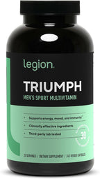 LEGION Triumph Multivitamínico para Hombres - 21 Vitaminas y Minerales - 30 Dosis