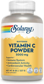 Solaray Vitamina C Ácido Ascórbico en Polvo 5000 mg - 227 g