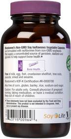 Bluebonnet Nutrition Isoflavonas de Soja No-GMO, 40 mg, 60 Cápsulas Vegetales