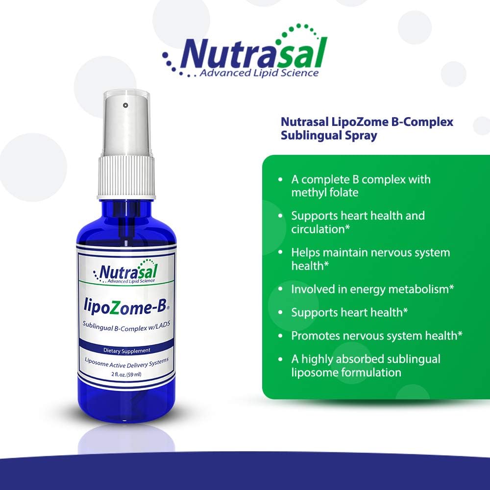 Nutrasal LipoZome B-Complex Spray Sublingual - 59 ml