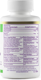 Paradise Herbs Earth's Blend Vitamina D3 + K2, Base de Superalimentos, Probióticos y Verduras Alcalinizantes Orgánicas, Bayas, 90 Cápsulas Vegetales