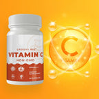 GROOVY BEE Vitamina C No OGM - 600 mg, 60 Cápsulas
