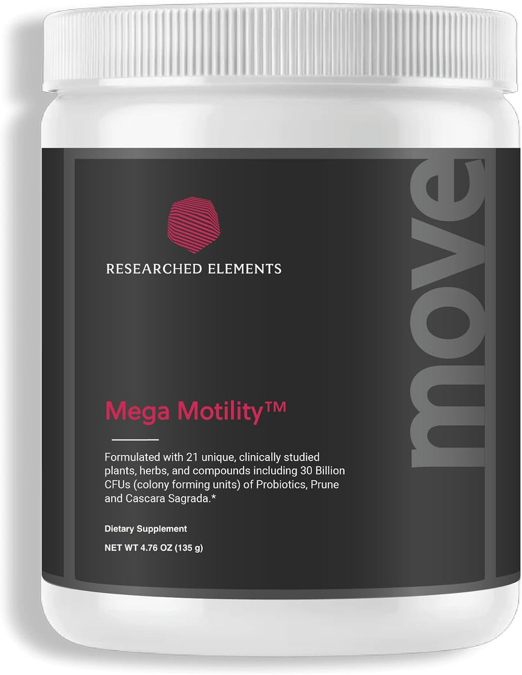 Mega Motility – Suplemento Digestivo para Promover la Motilidad Intestinal – Probiótico y Prebiótico – Ayuda a Reducir Estreñimiento, Gases e Hinchazón – 30 Dosis en Polvo