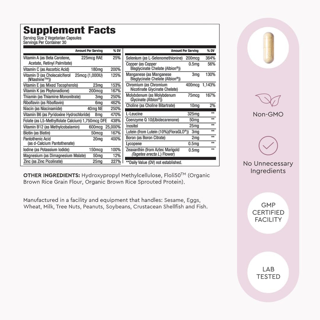 Alaya Naturals Daily Essentials Multivitamínico para Mujeres