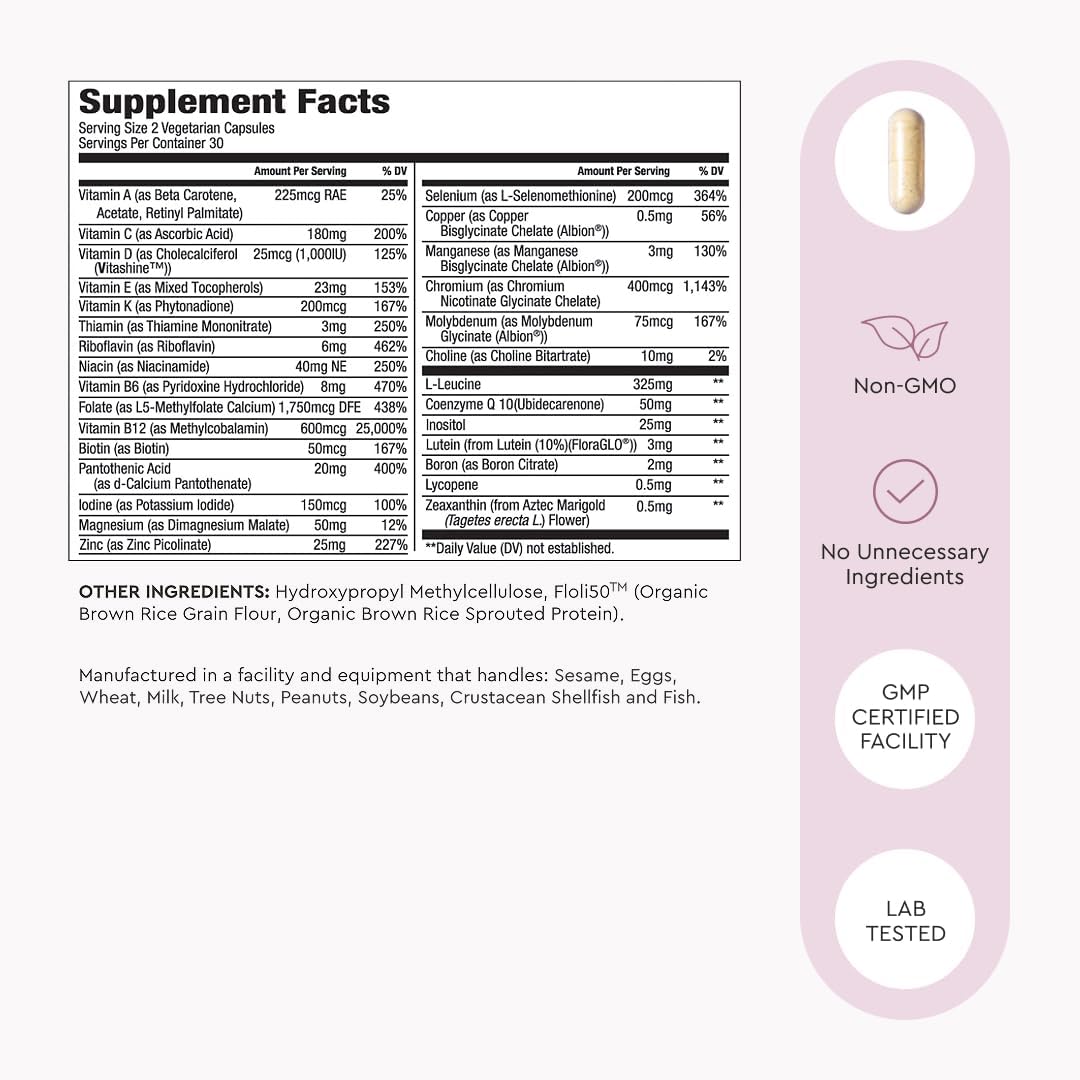Alaya Naturals Daily Essentials Multivitamínico para Mujeres