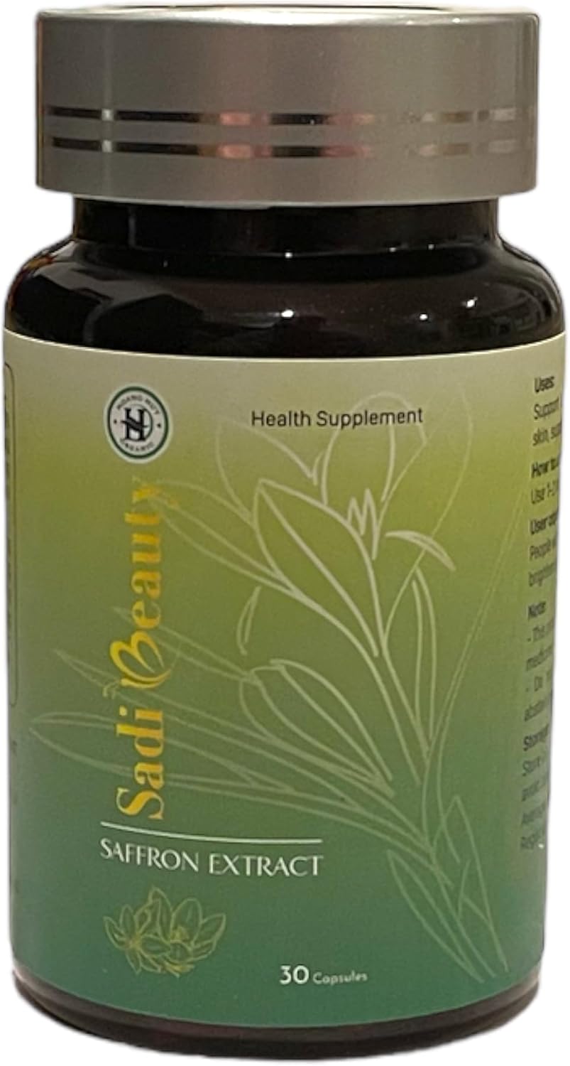 Cápsulas de Extracto de Azafrán con L-Glutationa, Vitamina C, Vitamina E – 30 Cápsulas