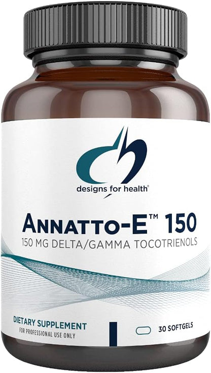 Designs for Health Annatto-E 150mg Tocotrienoles - Complejo de Vitamina E DeltaGold con Delta + Gamma Tocotrienoles - Apoyo – Image 1