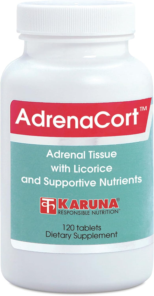 Karuna AdrenaCort 120 tabletas - Suplemento para el apoyo suprarrenal