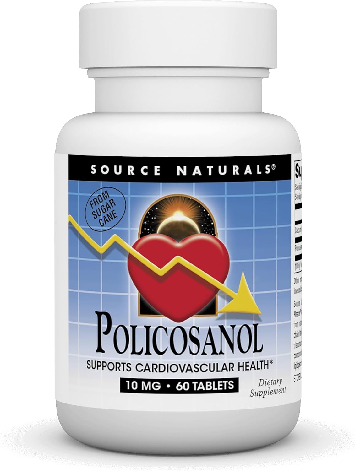 Source Naturals Policosanol 10 mg - 60 Comprimidos