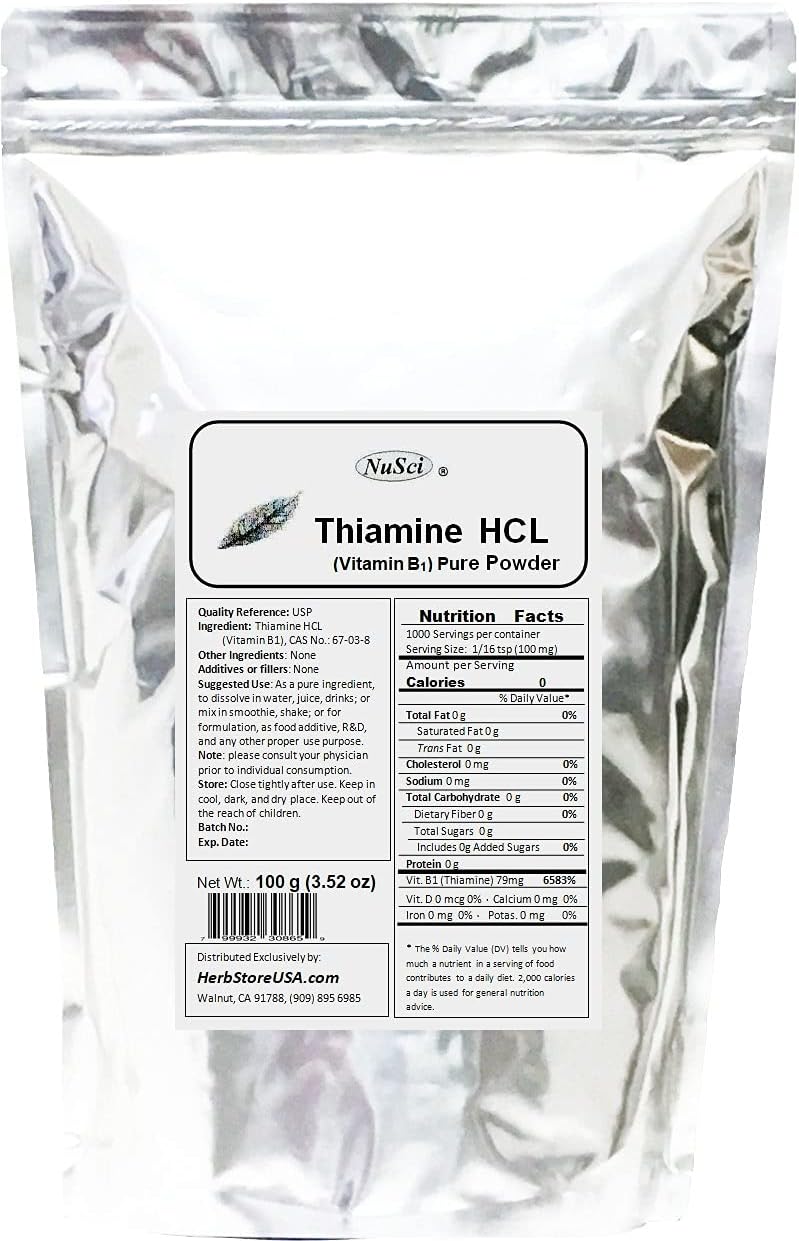Thiamine HCL Vitamina B1 en Polvo - 227 g