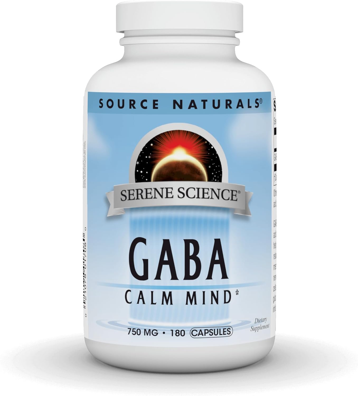 Source Naturals Serene Science GABA 750 mg - 180 Cápsulas
