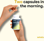 Clarity Plus Cognitive Wellness Supplement – 10 Hongos Adaptógenos – 60 Cápsulas