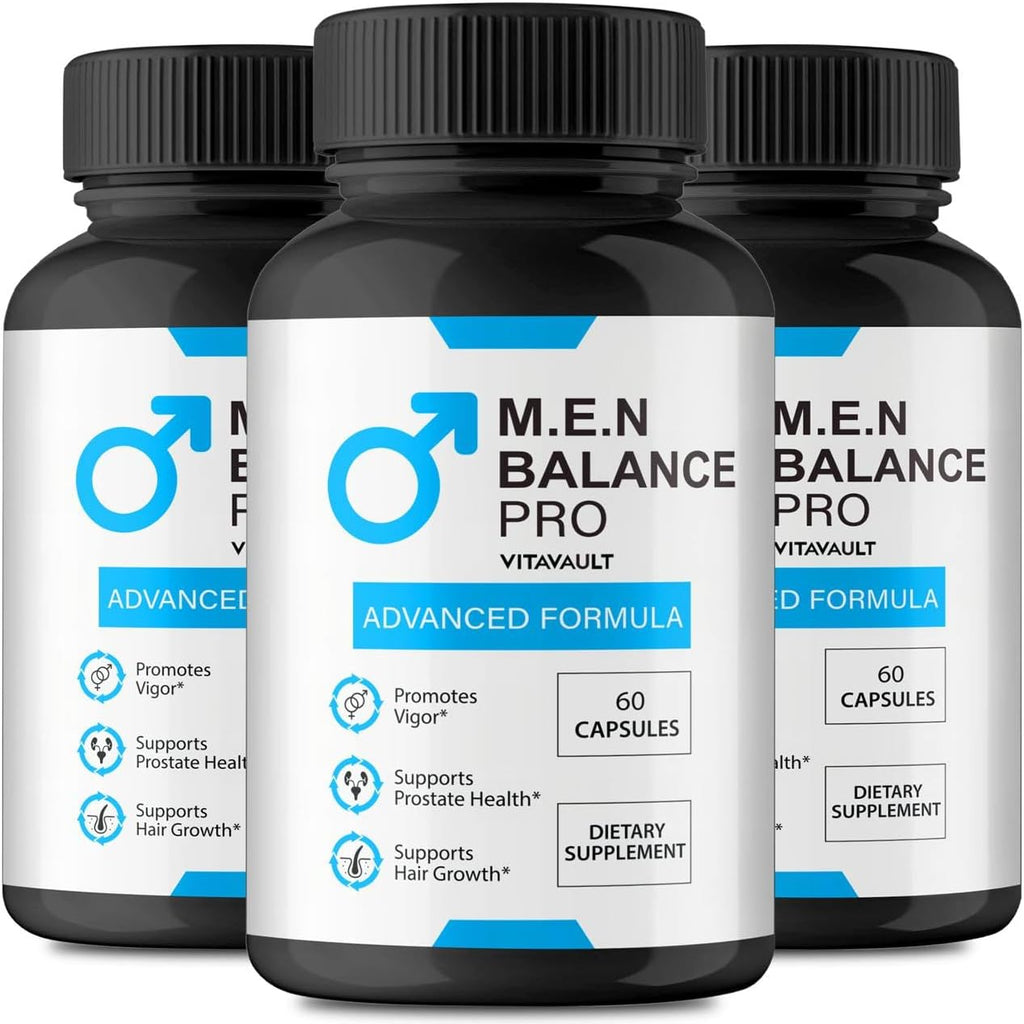 Vitavault M.E.N. Balance Pro Cápsulas - Apoyo Prostático y Energía (3 Envases)