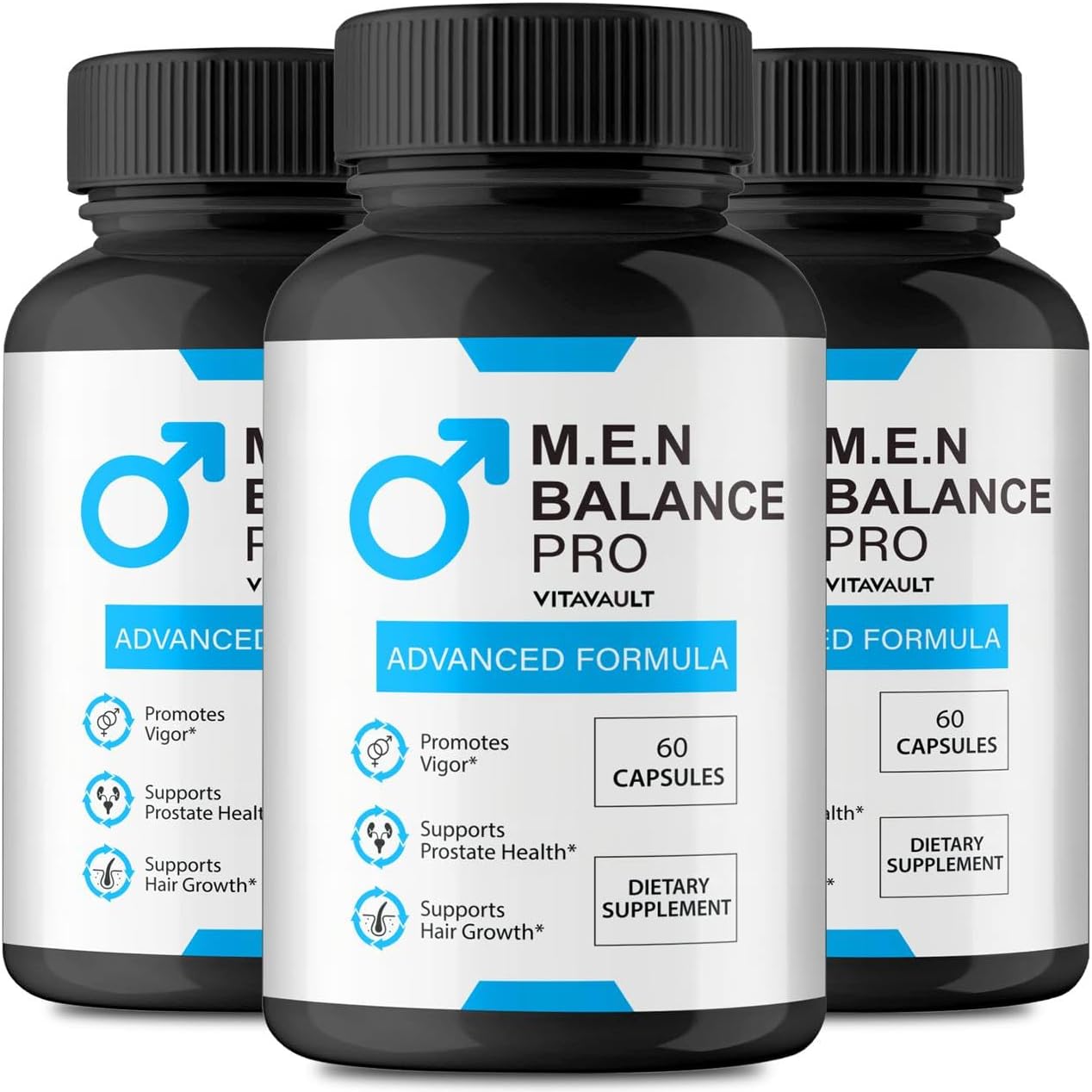 Vitavault M.E.N. Balance Pro Cápsulas - Apoyo Prostático y Energía (3 Envases)