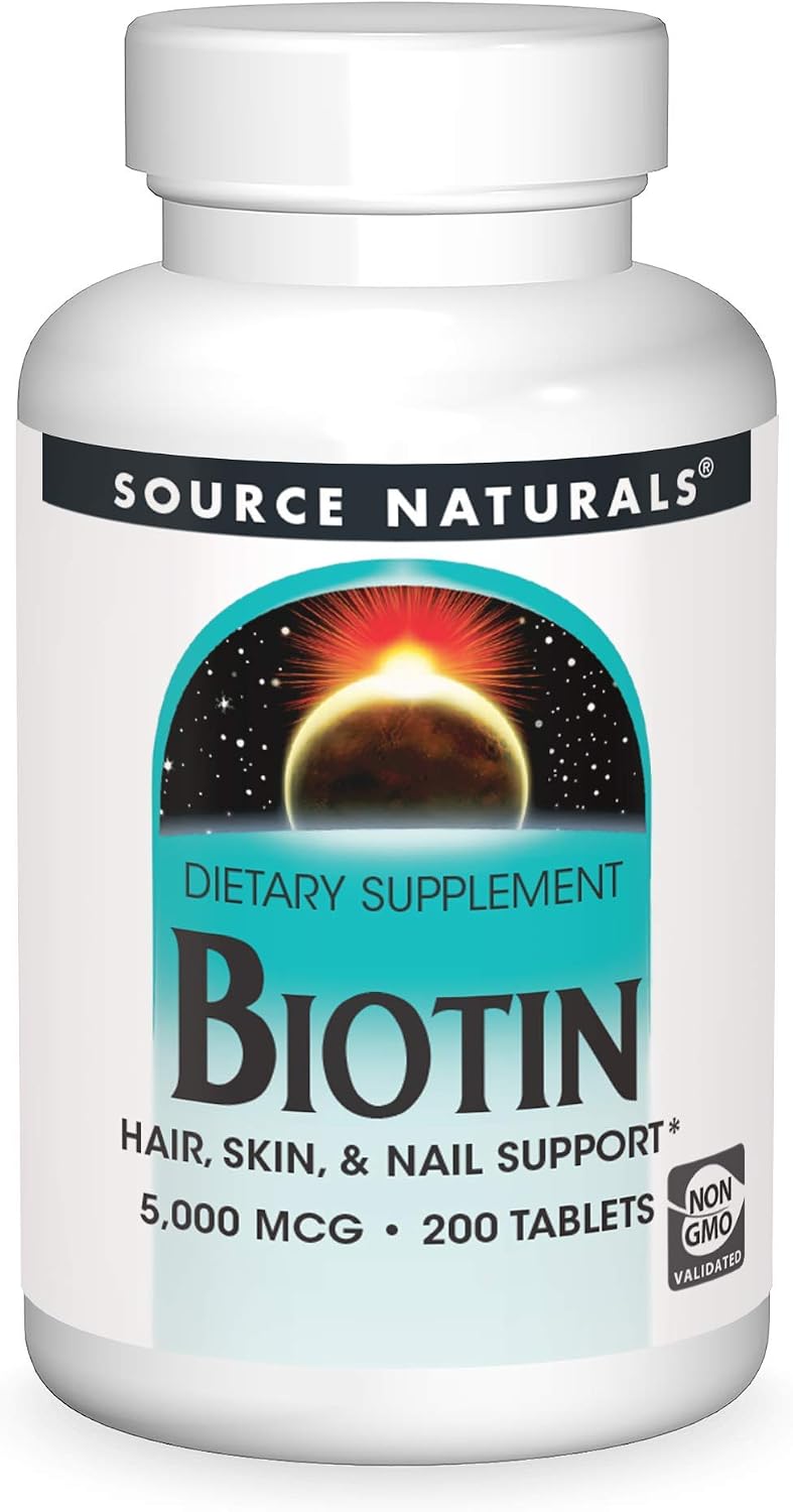 Source Naturals Biotina 5.000 mcg, 200 comprimidos