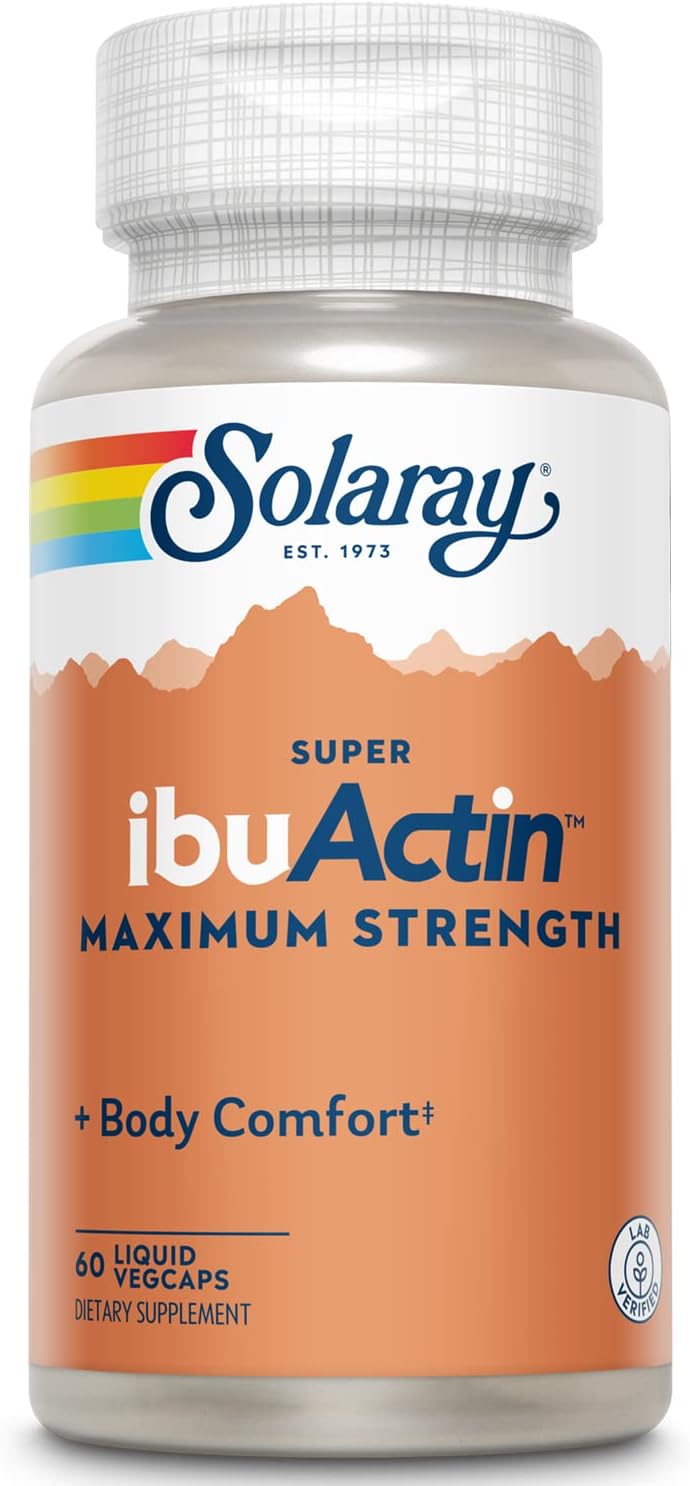 Solaray Super IbuActin 60 cápsulas