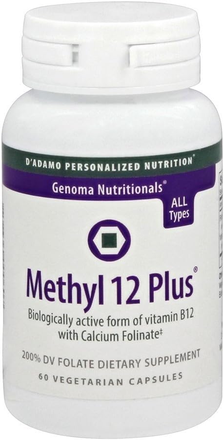 D'Adamo Personalized Nutrition Methyl 12 Plus, 60 Cápsulas