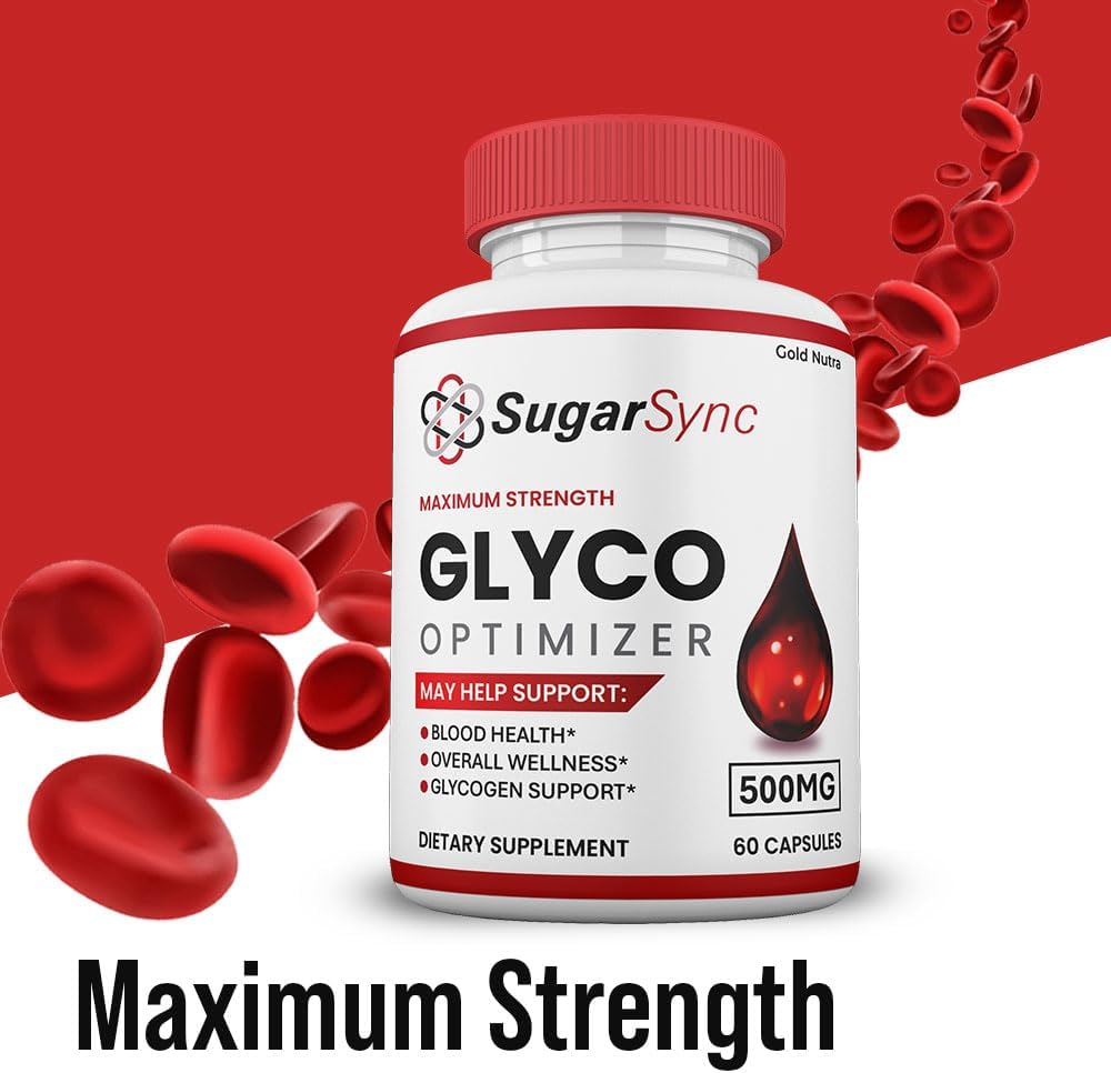 SugarSync Glyco Optimizer Cápsulas - Complemento para Hombres y Mujeres (2 Paquetes)