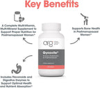 Optimox Gynovite Plus - Multivitamínico y Multimineral para Mujeres - Apoyo Postmenopáusico con Magnesio, Vitamina D3, Biotina y Enzimas Digestivas - 180 Comprimidos