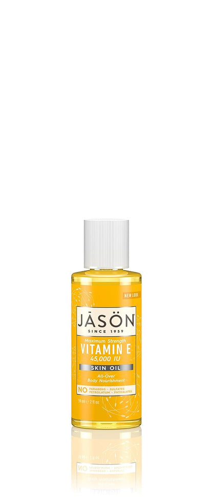 JASON Vitamin E 45,000 IU Skin Oil, Maximum – Hidratación profunda: La textura rica del aceite ayuda a retener la – Image 1