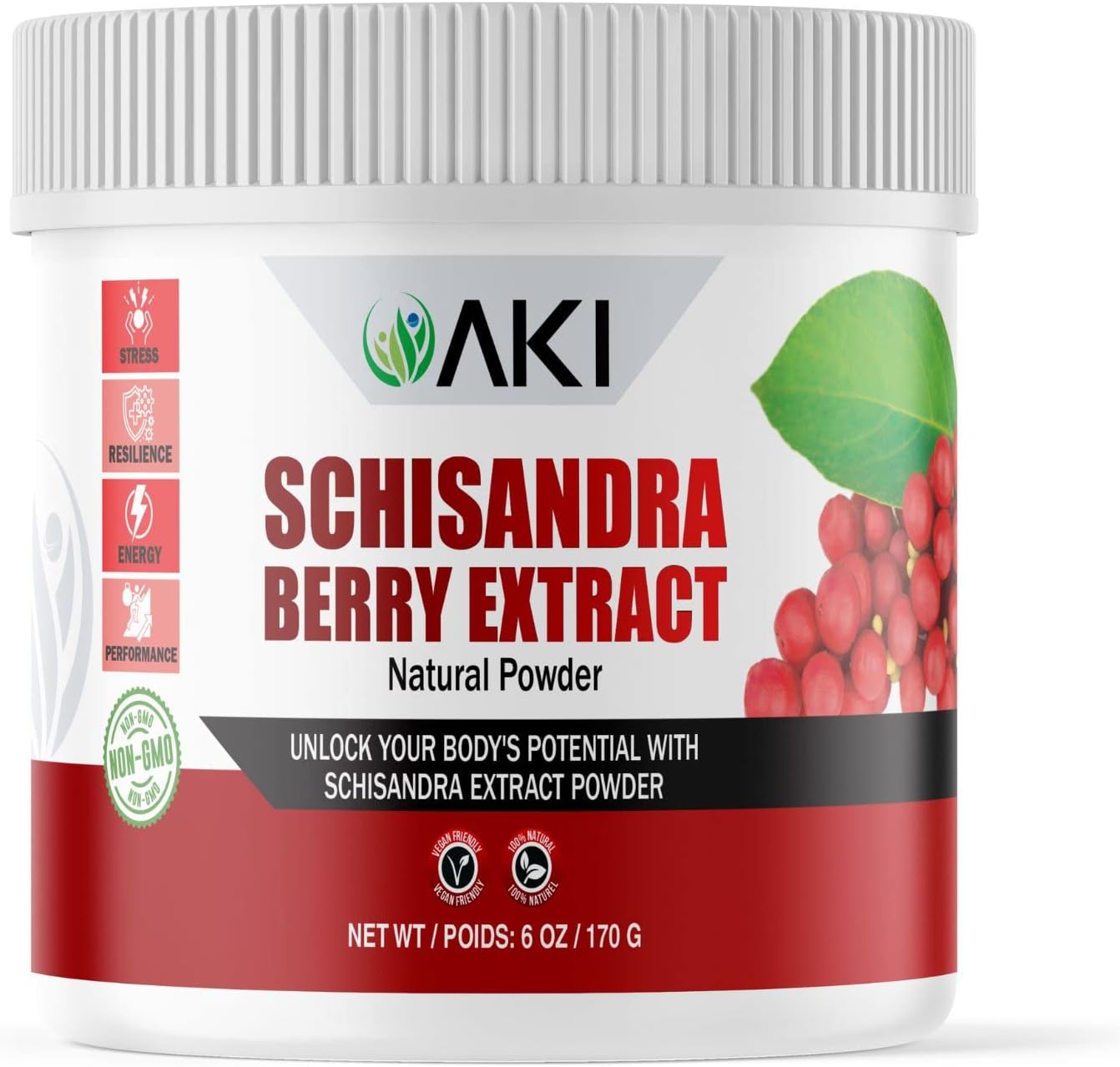 Extracto de Baya de Schisandra en Polvo - AKI Organic (170g)