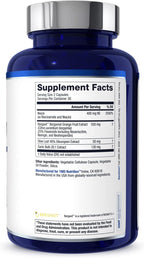 1MD Nutrition CholestMD con extracto de hoja de olivo, Bergavit, Niacina y Ajo | 60 cápsulas