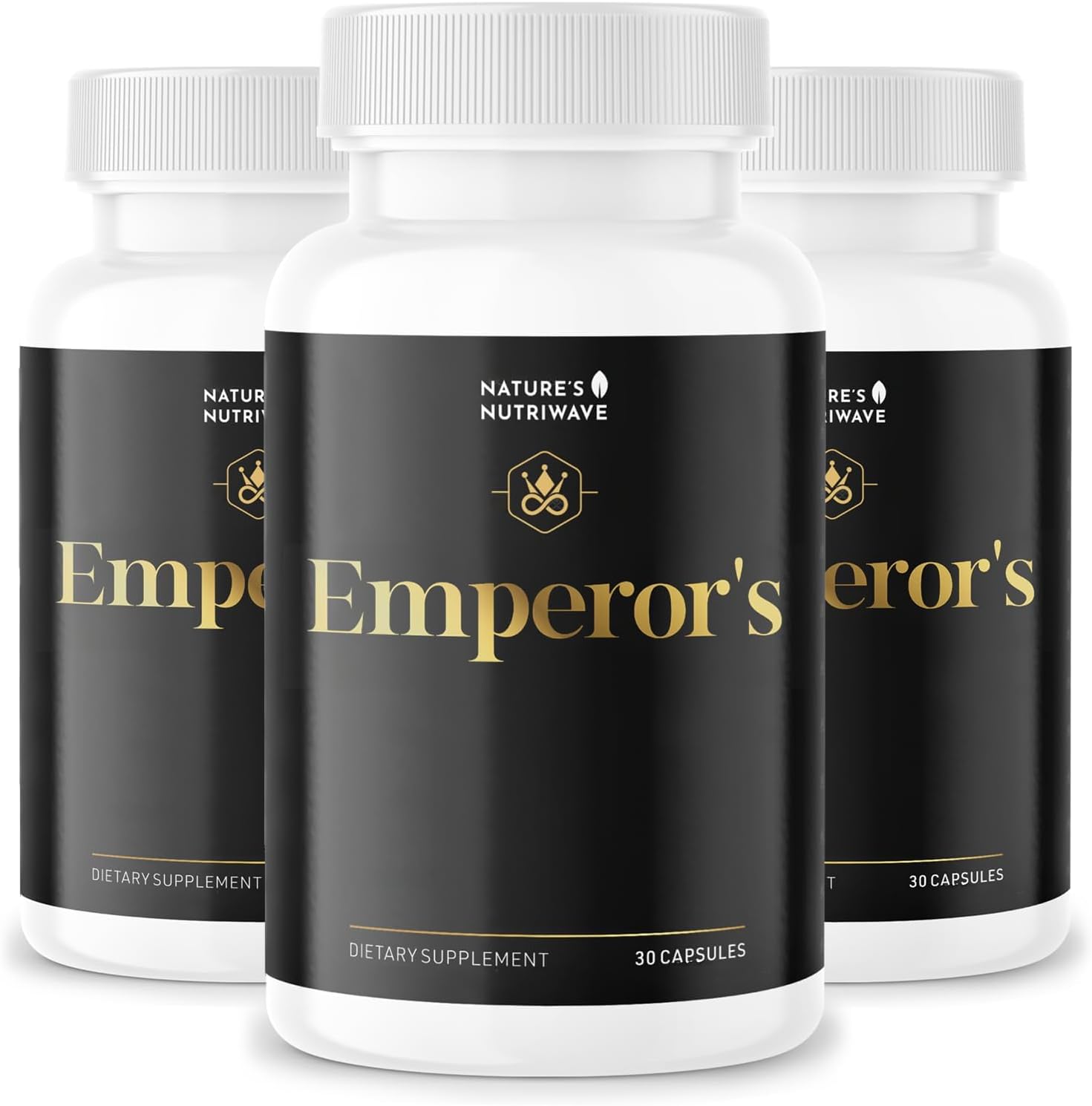 Emperor's Vigor Tonic – Fórmula Herbal – 60 Cápsulas