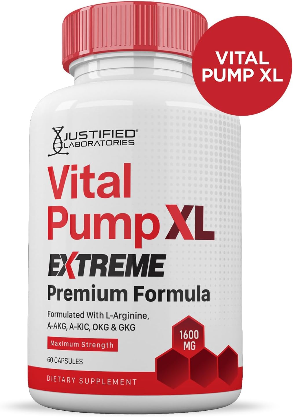 Vital Pump XL Extreme 1600MG - 120 Cápsulas (2 Envases)