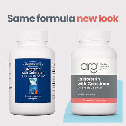 Laktoferrin con Calostro de Allergy Research – Fórmula hipoalergénica: sin gluten, soja, maíz, frutos secos, – Image 3