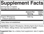 Hierba de Trigo Ecológica 1500mg, 45 Raciones, 90 Comprimidos Vegetarianos