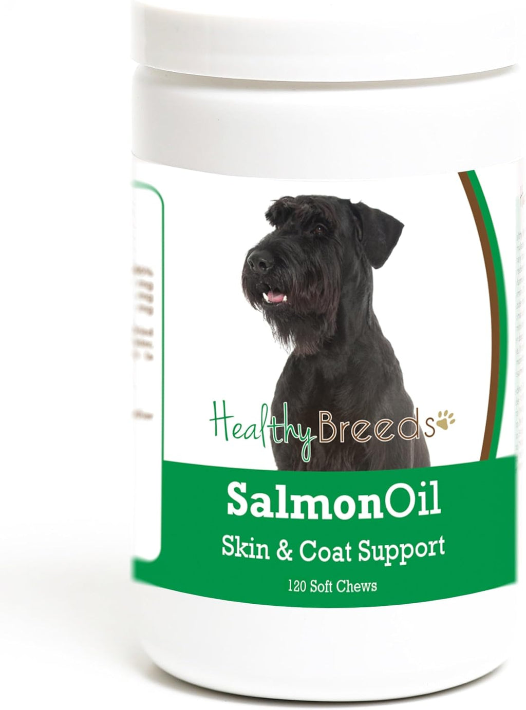 Healthy Breeds Bull Terrier Salmon Oil Soft Chews - 120 Comprimidos