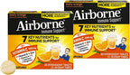 Airborne 750mg Vitamina C Gominolas para Adultos, Sabor Naranja, Sin Gluten, 63 Gominolas (Paquete de 2)