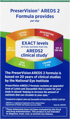 PreserVision AREDS 2 Complemento Ocular con Luteína y Zeaxantina - 120 Cápsulas Blandas (Pack de 3)