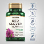 Piping Rock Suplemento de Trébol Rojo | 200 Cápsulas | Extracto de Flor de Trébol | No GMO, Sin Gluten