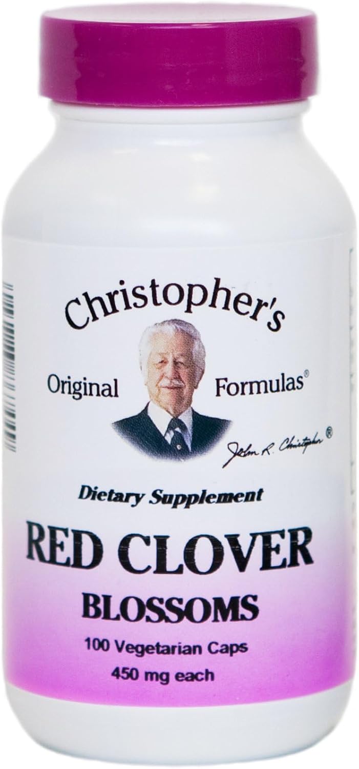 Red Clover - Dr. Christopher's - 100 Vegetable Capsules