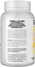 MRI Vitamina C 1000mg con Bioflavonoides - 180 Comprimidos Vegetarianos