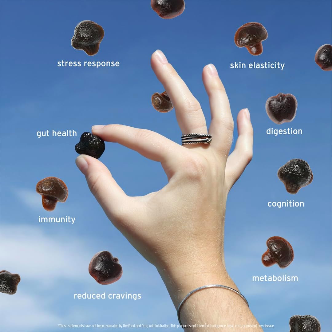 SUNMED Supergreens Daily Gummies – Mezcla de Bienestar con Ashwagandha, Té Verde, Spirulina, Probióticos y Antioxidantes | Frambuesa Silvestre, 60 unidades