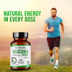 Dr. HERBALIST Extracto de Mucuna Pruriens 350mg - 60 Cápsulas Veganas | No Transgénico | Absorción Rápida