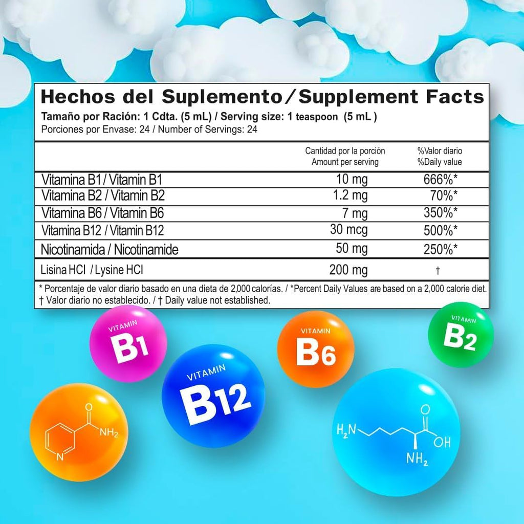 Gelnorex Jarabe de Vitaminas B para Niños 118ml