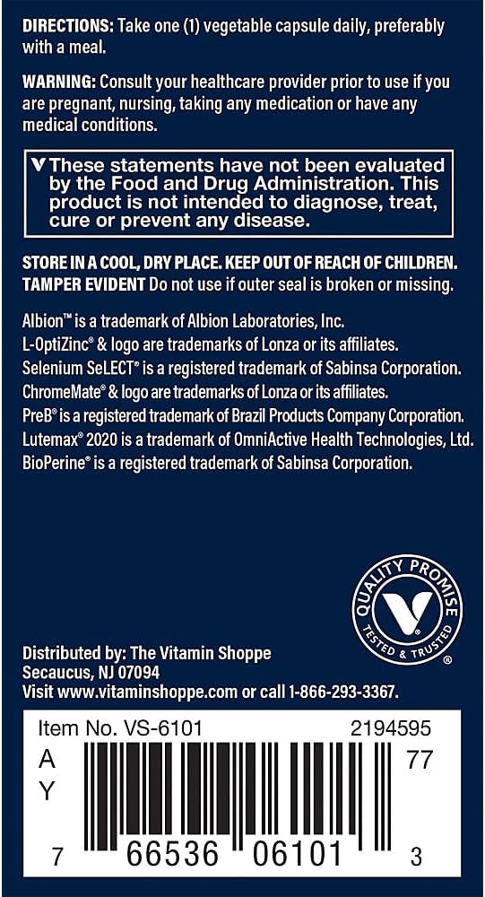 Vthrive Biocative Multivitamin para Hombre - 30 Cápsulas
