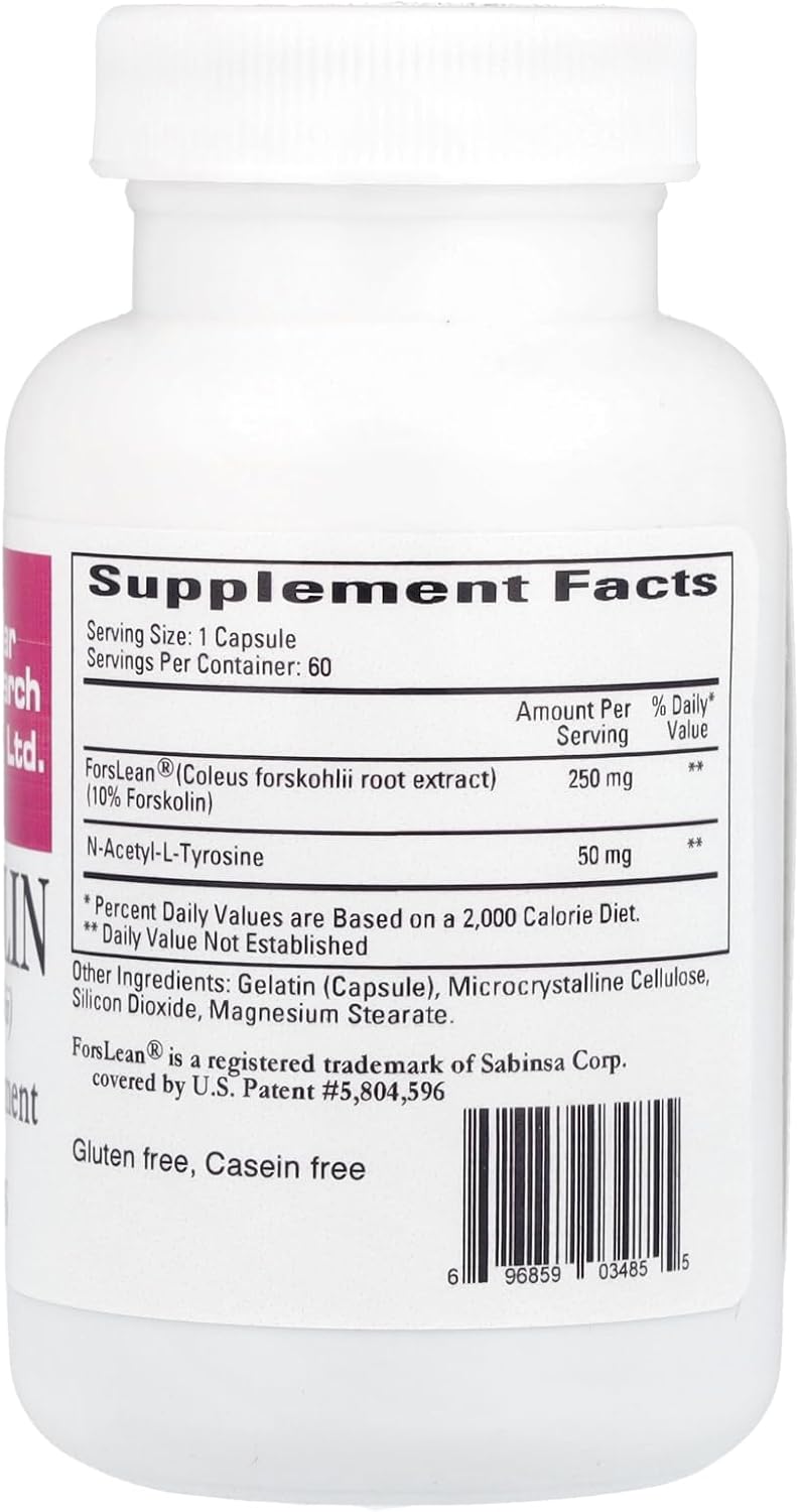 Cardiovascular Research Forskolin, 60 cápsulas