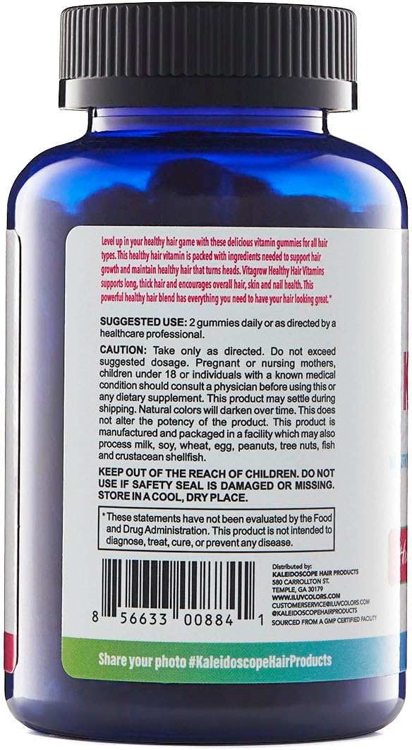 Kaleidogrow Healthy Hair Vitamins 60ct