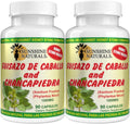 Sunshine Naturals Chanca Piedra con Guisazo de Caballo - 1000 mg - 180 Cápsulas (Pack de 2)